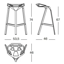 Stool One Hocker
