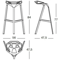 Stool One Hocker