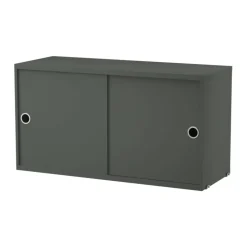String System Hängeschrank mit Schiebetüren Tiefe 30cm