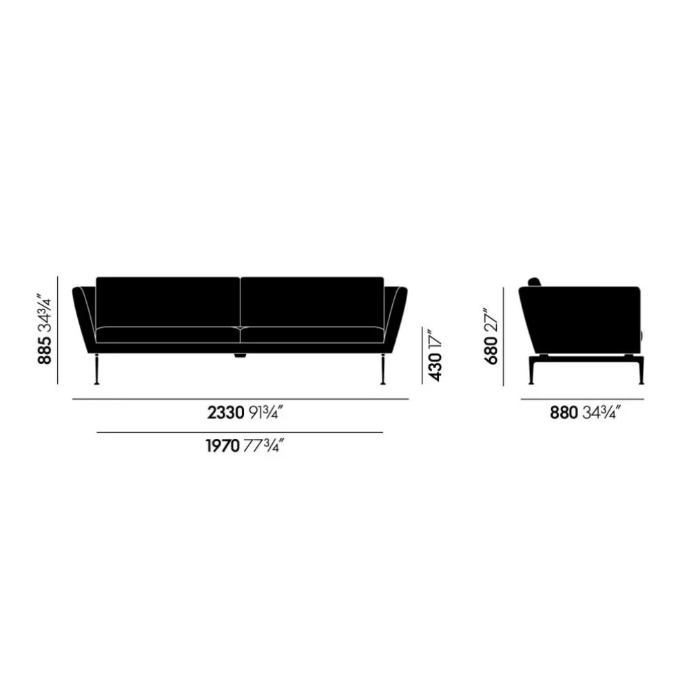 Suita Classic 3-Sitzer Sofa