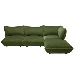 Sumo Ecksofa links/rechts Samt