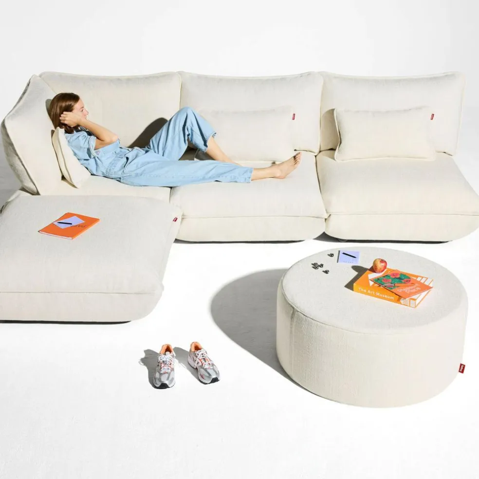 Sumo Ecksofa links/rechts Bouclé