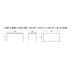 T12 Tisch Linoleum