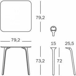 Table First Outdoor Tisch rechteckig