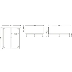 Tamoto Bett 160x200cm