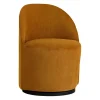 Tearoom Side Chair Samt drehbar