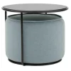Tom Hocker/Pouf mit Beistelltisch