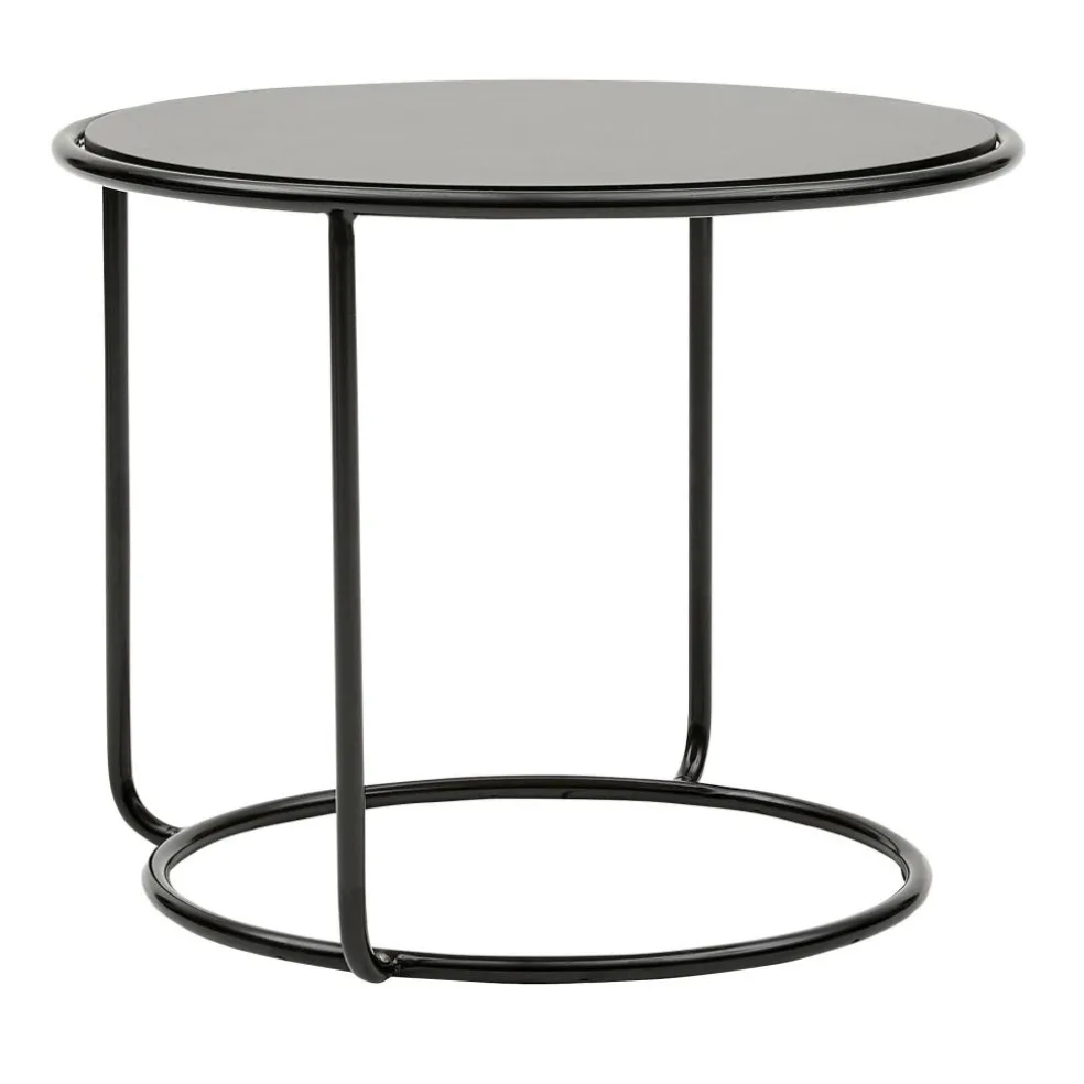 Tom Hocker/Pouf mit Beistelltisch
