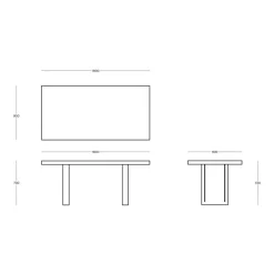 Tommaso Outdoor Gartentisch