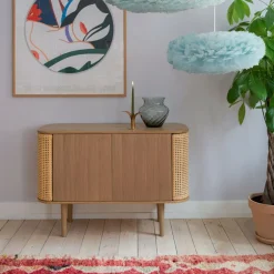 Treasures Sideboard mit 2 Türen Wiener Geflecht