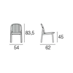 Twins Gartenstuhl Teak