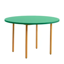 Two-Colour Esstisch Gestell Ocker Ø120cm