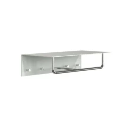Unu Wandgarderobe mit 4 Haken & Stange