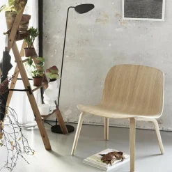 Visu Lounge Chair mit Holzgestell