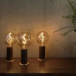Walnut Knuckle Tischleuchte mit Voronoi I LED E27 2W =><noscript><img width=