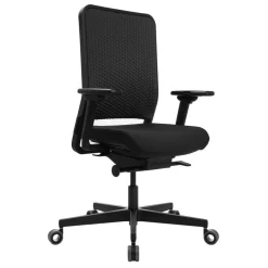 W1C Low Bürostuhl Rückenlehne Flachpolster
