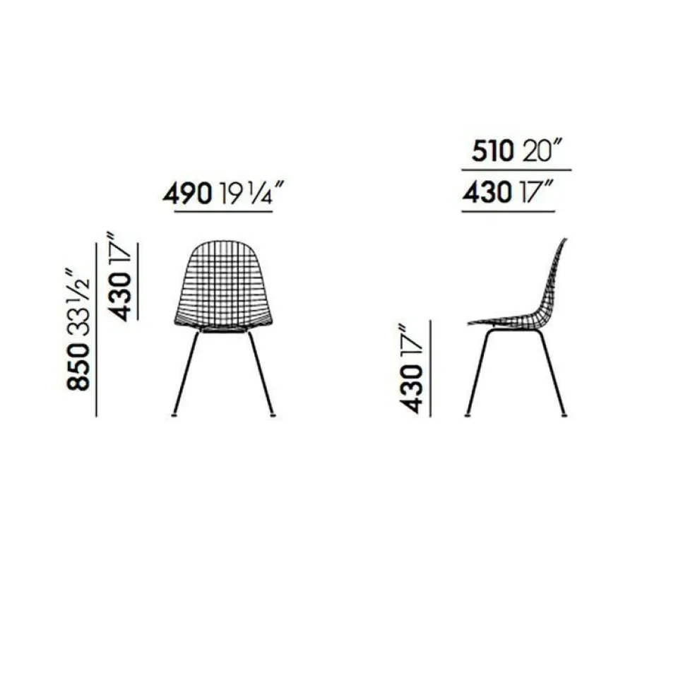 Wire Chair DKX-2 Stuhl