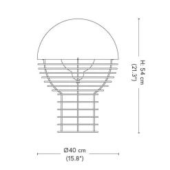 Wire Tischleuchte Ø 40cm
