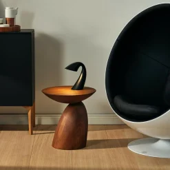 Wooden Parabel Beistelltisch H 47cm