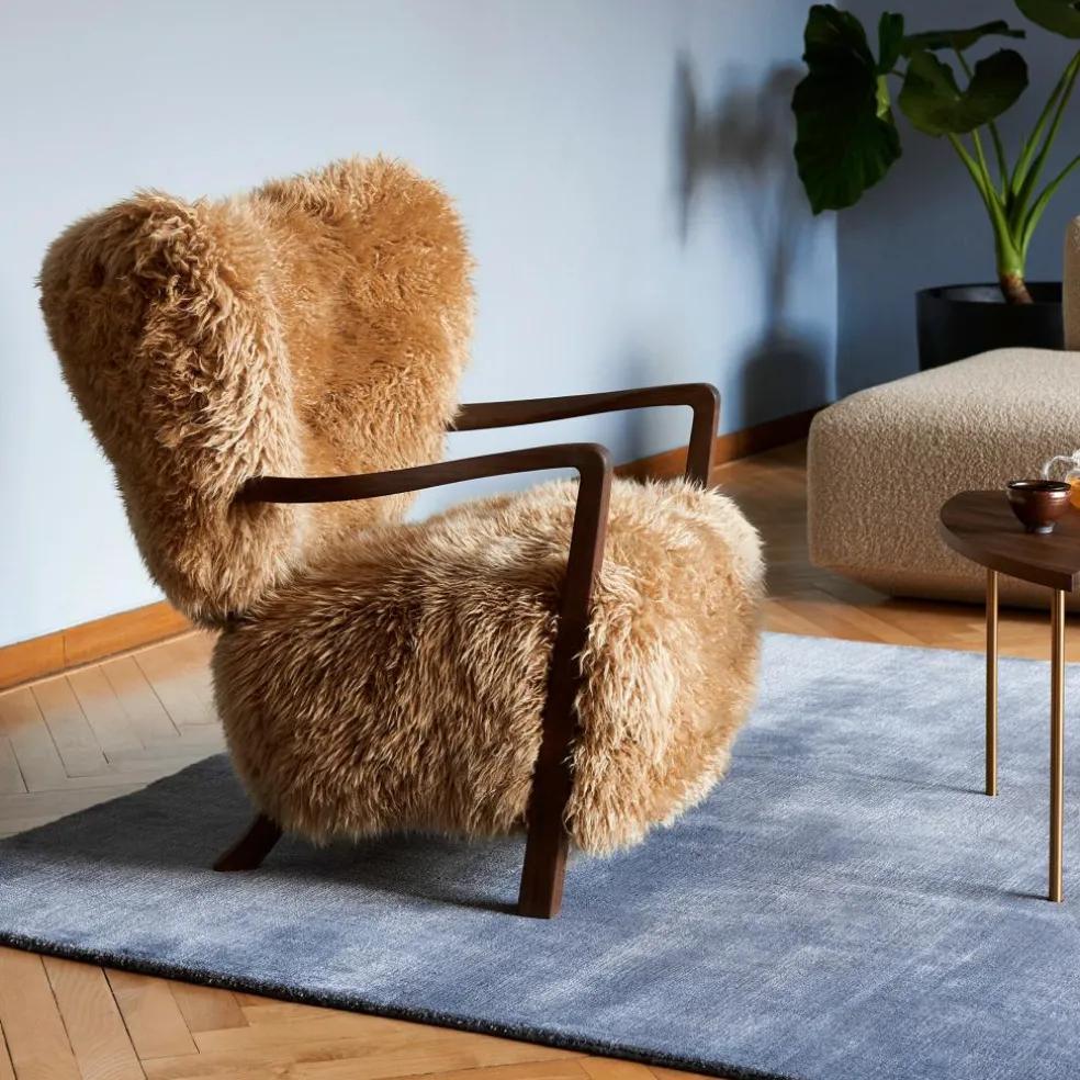 Wulff ATD2 Lounge Chair Gestell Walnuss