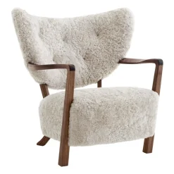 Wulff ATD2 Lounge Chair Gestell Walnuss
