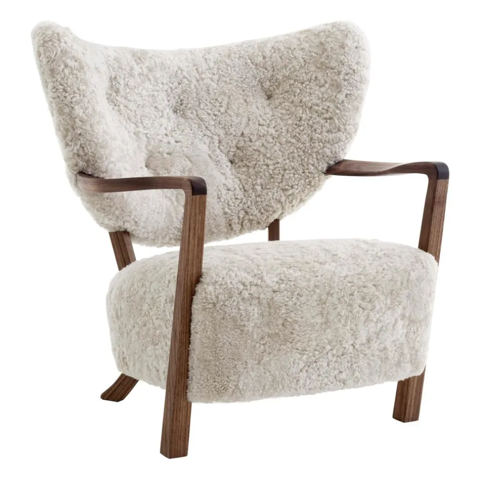 Wulff ATD2 Lounge Chair Gestell Walnuss
