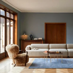 Wulff ATD2 Lounge Chair Gestell Walnuss