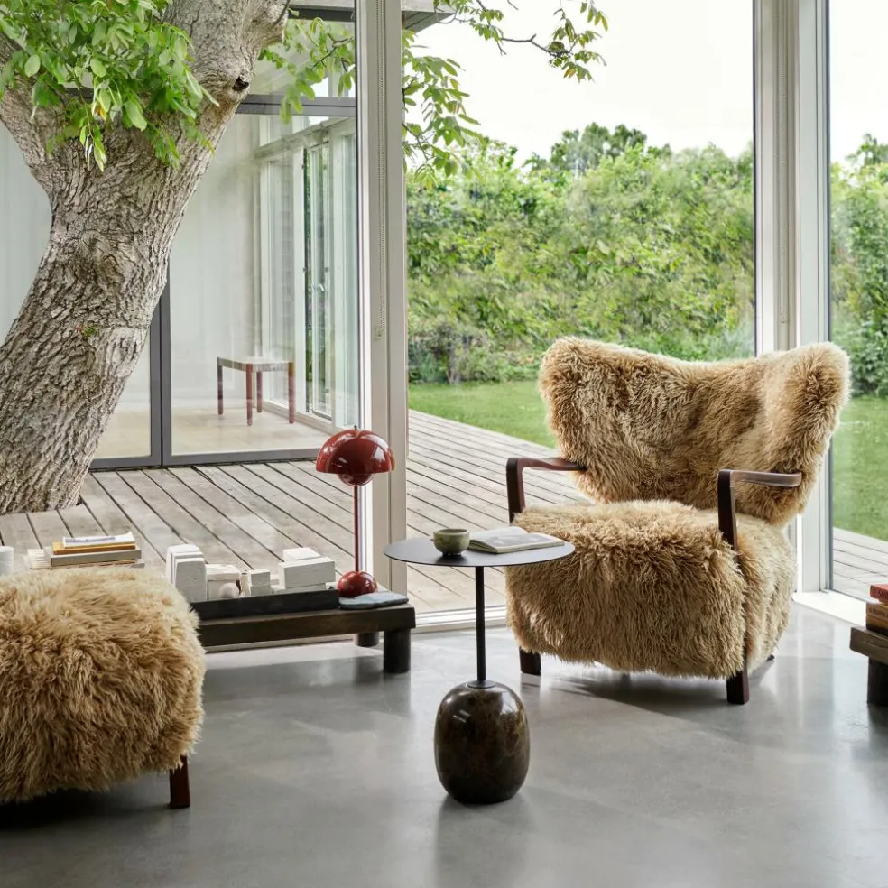 Wulff ATD2 Lounge Chair Gestell Walnuss