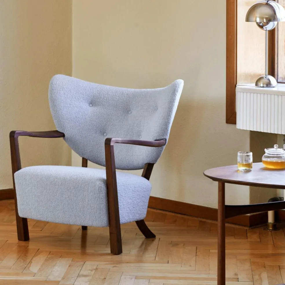 Wulff ATD2 Lounge Chair Gestell Walnuss