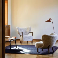 Wulff ATD2 Lounge Chair Gestell Walnuss