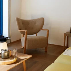 Wulff ATD2 Lounge Sessel Gestell Eiche