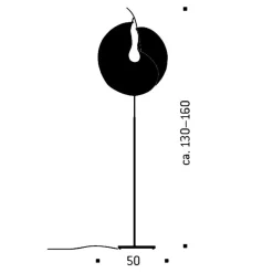 Yoruba Rose LED Stehleuchte