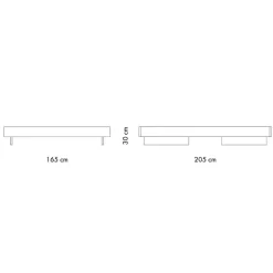 Zians Medium Doppelbett 160x200cm