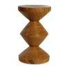 Zig Zag Hocker Holz